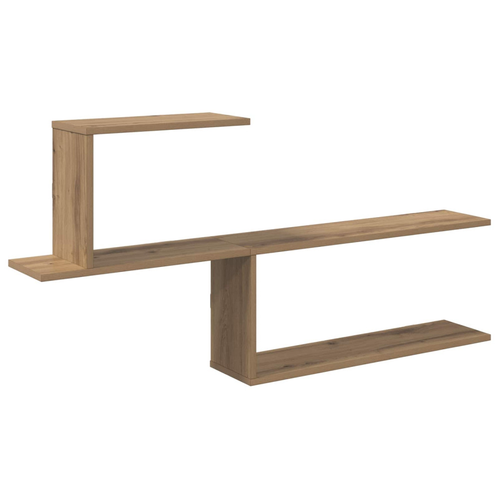 Produktbild för Vägg hylla Artisan-ek 122 x 18 x 60 cm Konstruerat trä
