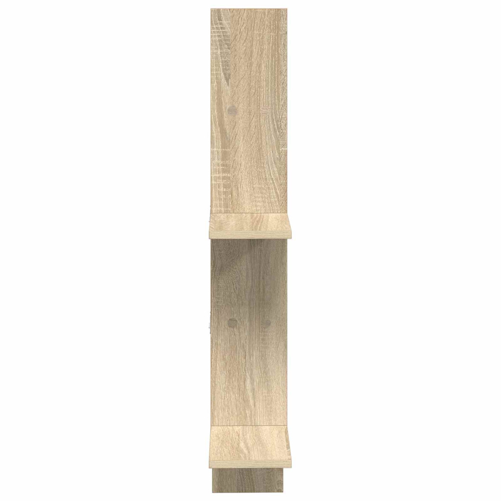 Produktbild för Vägg hylla Sonoma-ek 61 x 15 x 102 cm Konstruerat trä