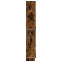 Produktbild för Vägg hylla Rökt ek 61 x 15 x 102 cm Konstruerat trä