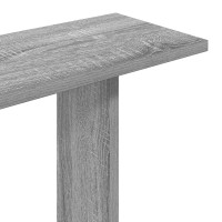 Produktbild för Vägg hylla Grå Sonoma 61 x 15 x 102 cm Konstruerat trä