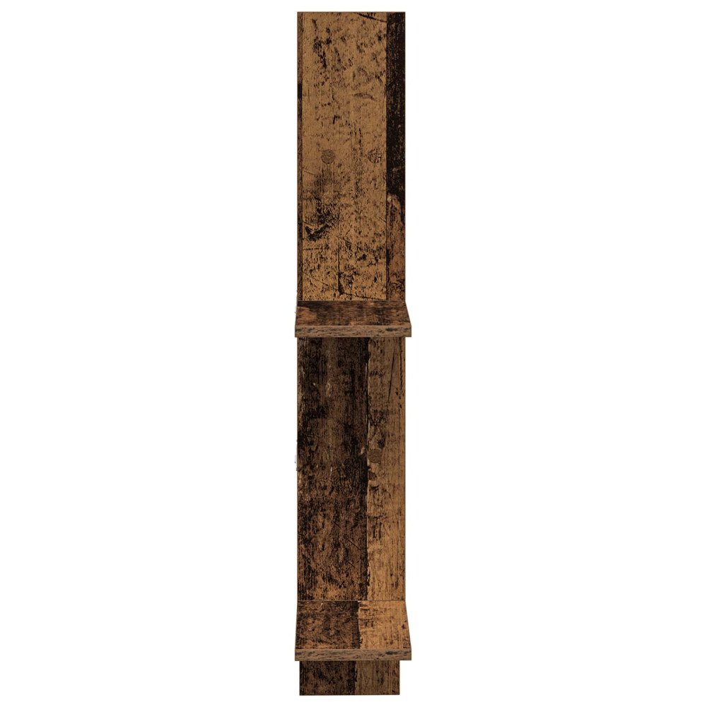 Produktbild för Vägg hylla Gammalt trä 61 x 15 x 102 cm Konstruerat trä