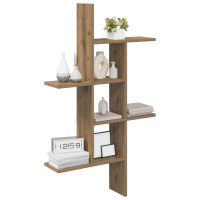 Produktbild för Vägg hylla Artisan-ek 61 x 15 x 102 cm Konstruerat trä