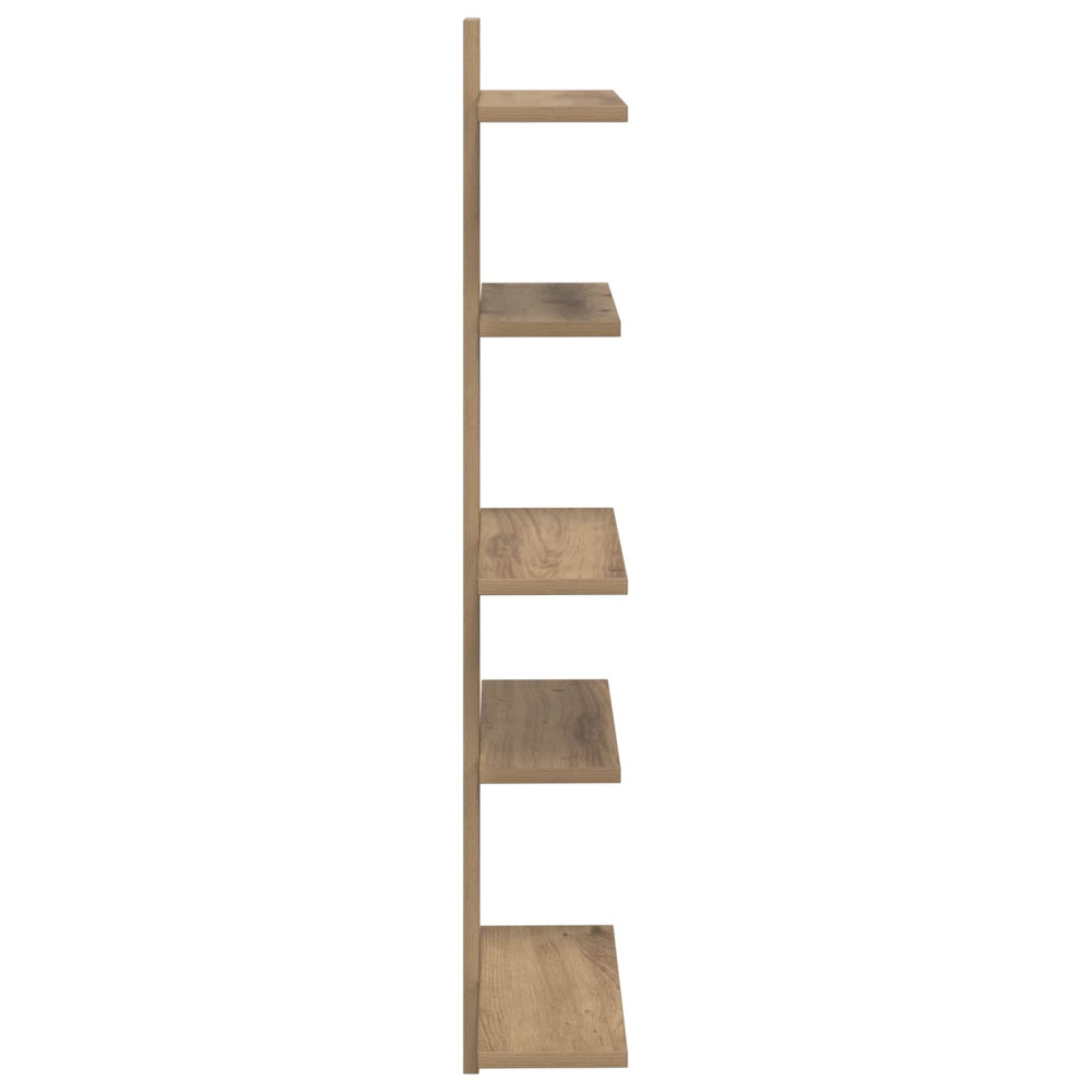 Produktbild för Väggflytande Hylla Artisan-ek 48,5 x 15 x 101 cm