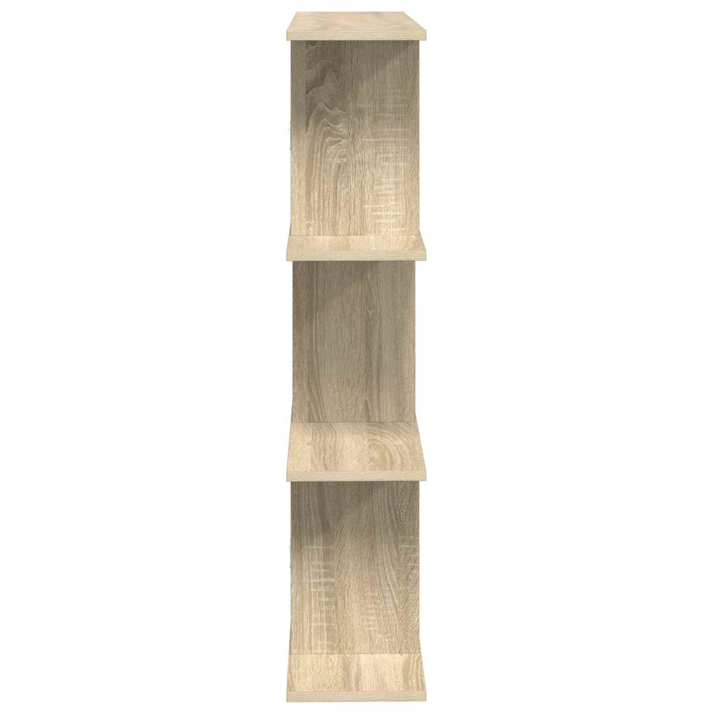 Produktbild för Vägg hylla Sonoma-ek 80 x 20 x 96 cm Konstruerat trä