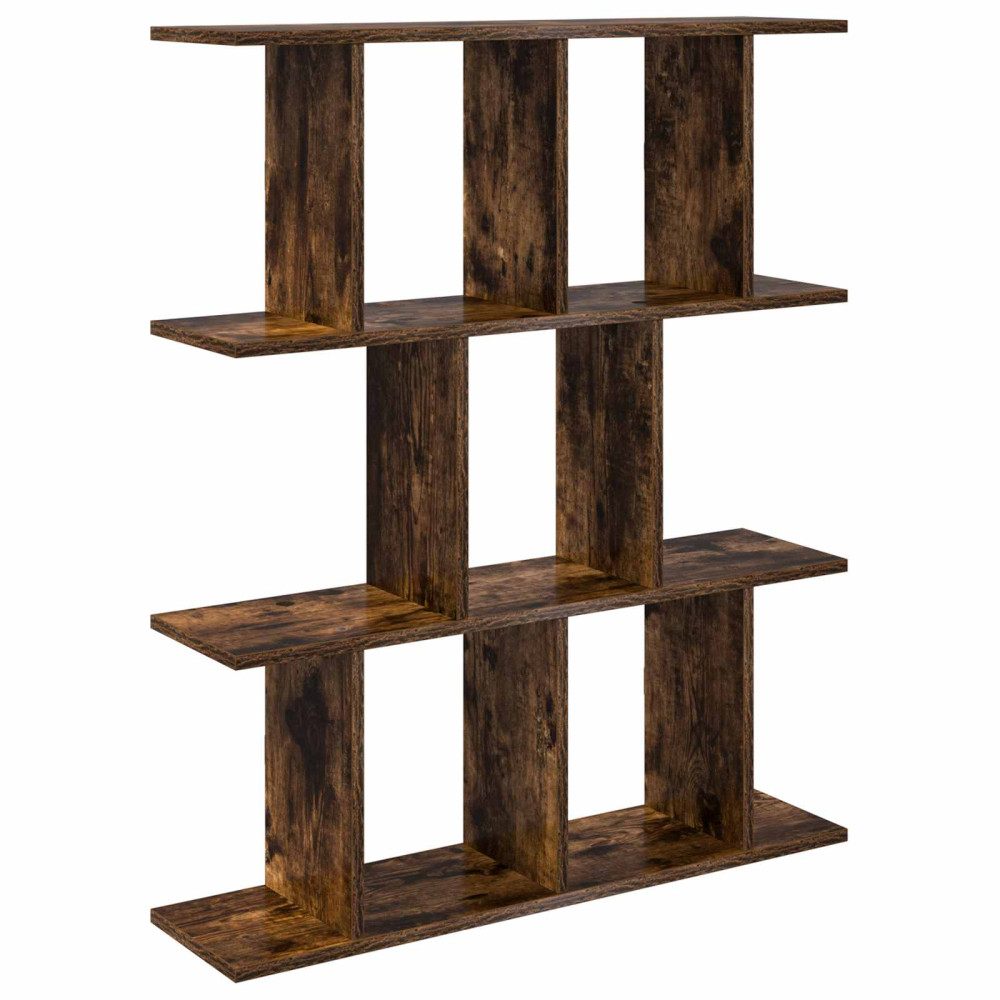 Produktbild för Vägg hylla Rökt ek 80 x 20 x 96 cm Konstruerat trä