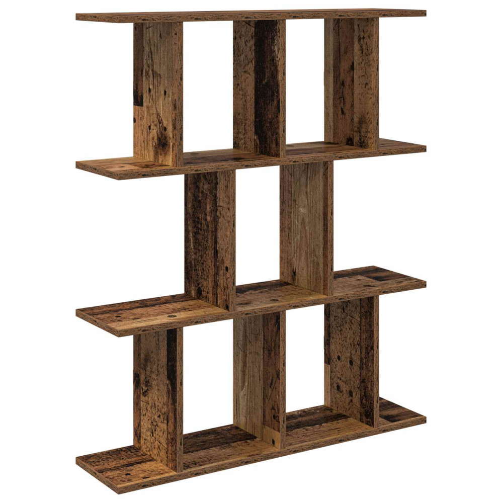 Produktbild för Vägg hylla Gammalt trä 80 x 20 x 96 cm Konstruerat trä