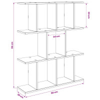 Produktbild för Vägg hylla Artisan-ek 80 x 20 x 96 cm Konstruerat trä