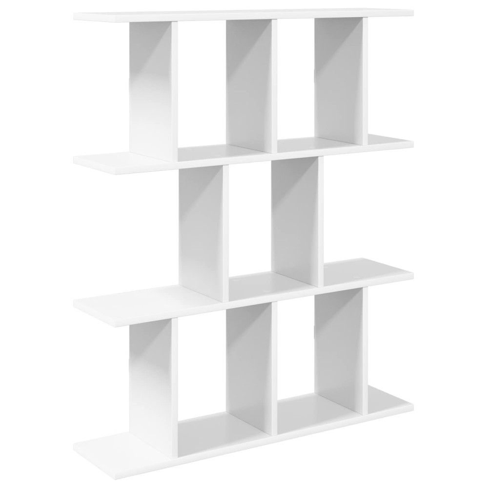 Produktbild för Vägg hylla Vit 102 x 20 x 96 cm Konstruerat trä