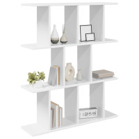 Produktbild för Vägg hylla Vit 102 x 20 x 96 cm Konstruerat trä