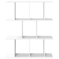 Produktbild för Vägg hylla Vit 102 x 20 x 96 cm Konstruerat trä
