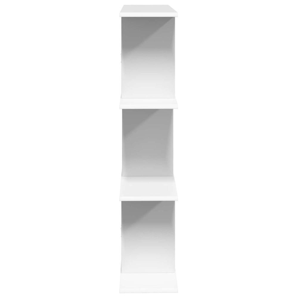 Produktbild för Vägg hylla Vit 102 x 20 x 96 cm Konstruerat trä