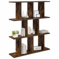 Produktbild för Vägg hylla Rökt ek 102 x 20 x 96 cm Konstruerat trä