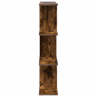 Produktbild för Vägg hylla Rökt ek 102 x 20 x 96 cm Konstruerat trä