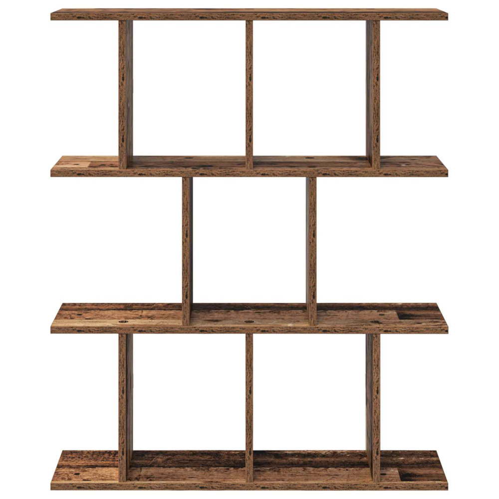Produktbild för Vägg hylla Gammalt trä 102 x 20 x 96 cm Konstruerat trä