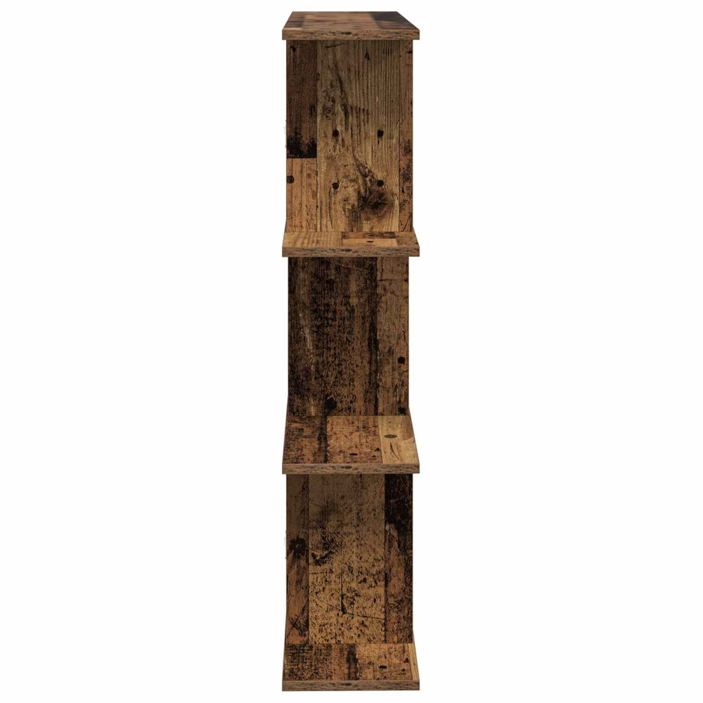 Produktbild för Vägg hylla Gammalt trä 102 x 20 x 96 cm Konstruerat trä