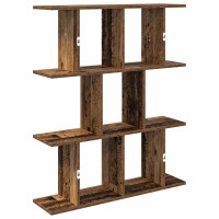 Produktbild för Vägg hylla Gammalt trä 102 x 20 x 96 cm Konstruerat trä