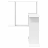 Produktbild för Vägg hylla Vit 67 x 67 x 87 cm Konstruerat trä