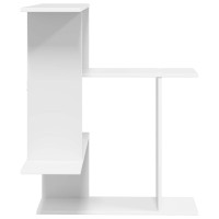 Produktbild för Vägg hylla Vit 67 x 67 x 87 cm Konstruerat trä