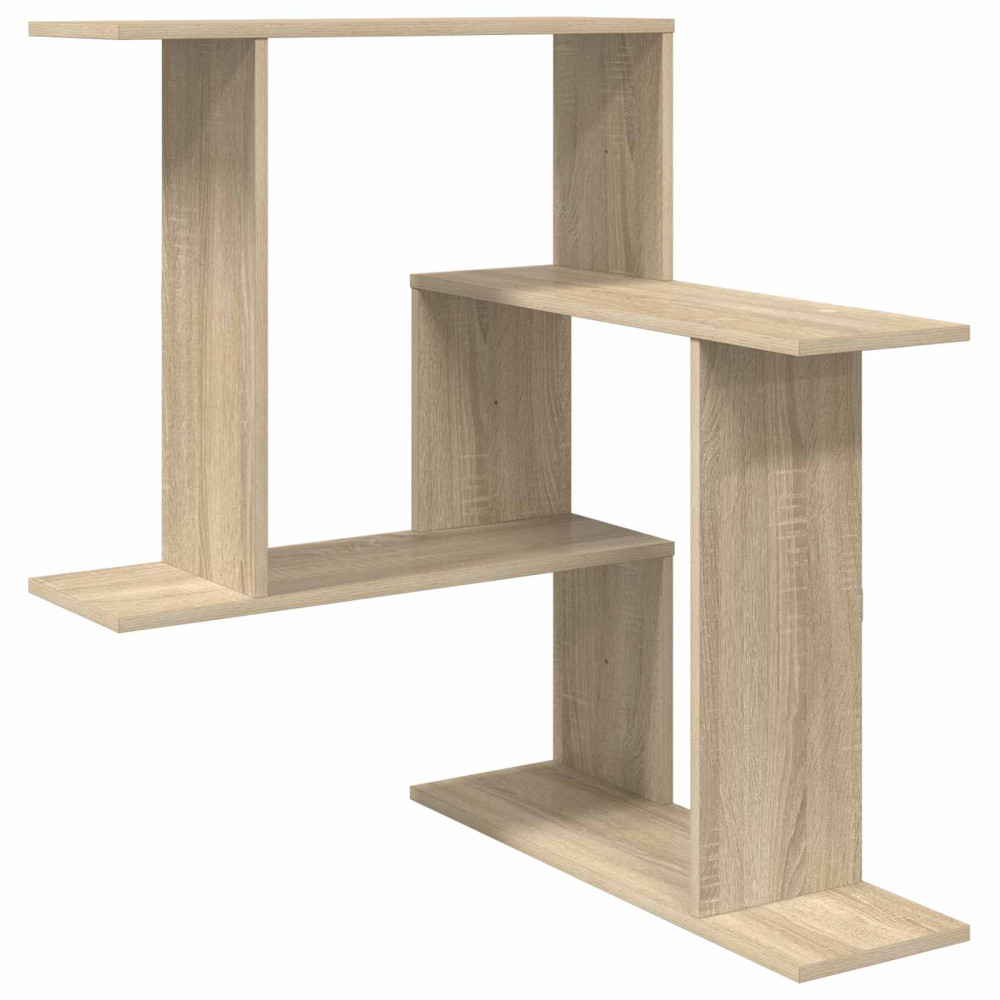 Produktbild för Vägg hylla Sonoma-ek 67 x 67 x 87 cm Konstruerat trä