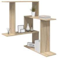 Produktbild för Vägg hylla Sonoma-ek 67 x 67 x 87 cm Konstruerat trä