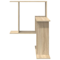 Produktbild för Vägg hylla Sonoma-ek 67 x 67 x 87 cm Konstruerat trä