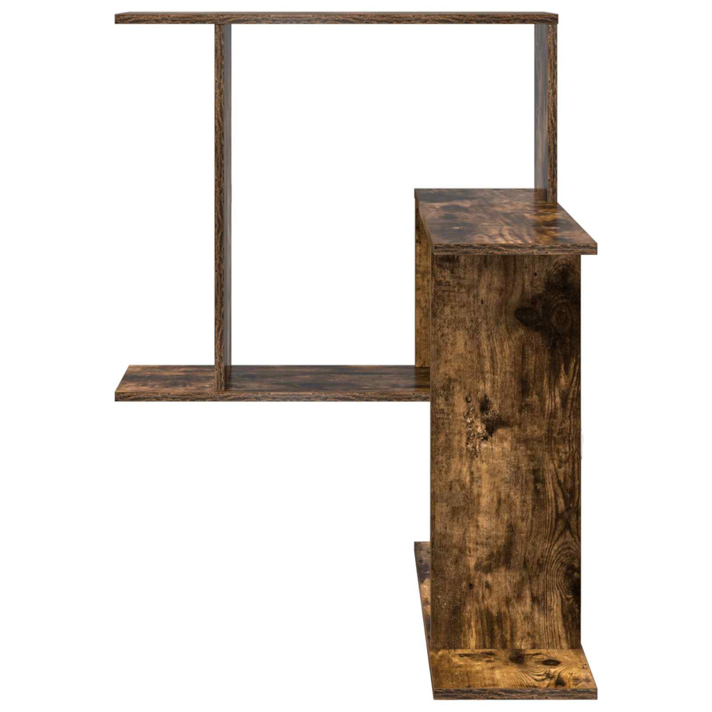 Produktbild för Vägg hylla Rökt ek 67 x 67 x 87 cm Konstruerat trä
