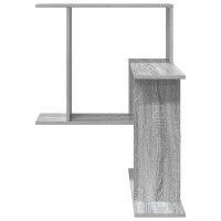 Produktbild för Vägg hylla Grå Sonoma 67 x 67 x 87 cm Konstruerat trä