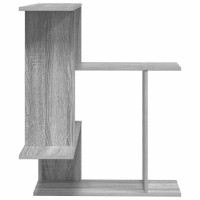 Produktbild för Vägg hylla Grå Sonoma 67 x 67 x 87 cm Konstruerat trä