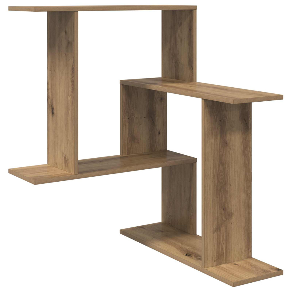 Produktbild för Vägg hylla Artisan-ek 67 x 67 x 87 cm Konstruerat trä