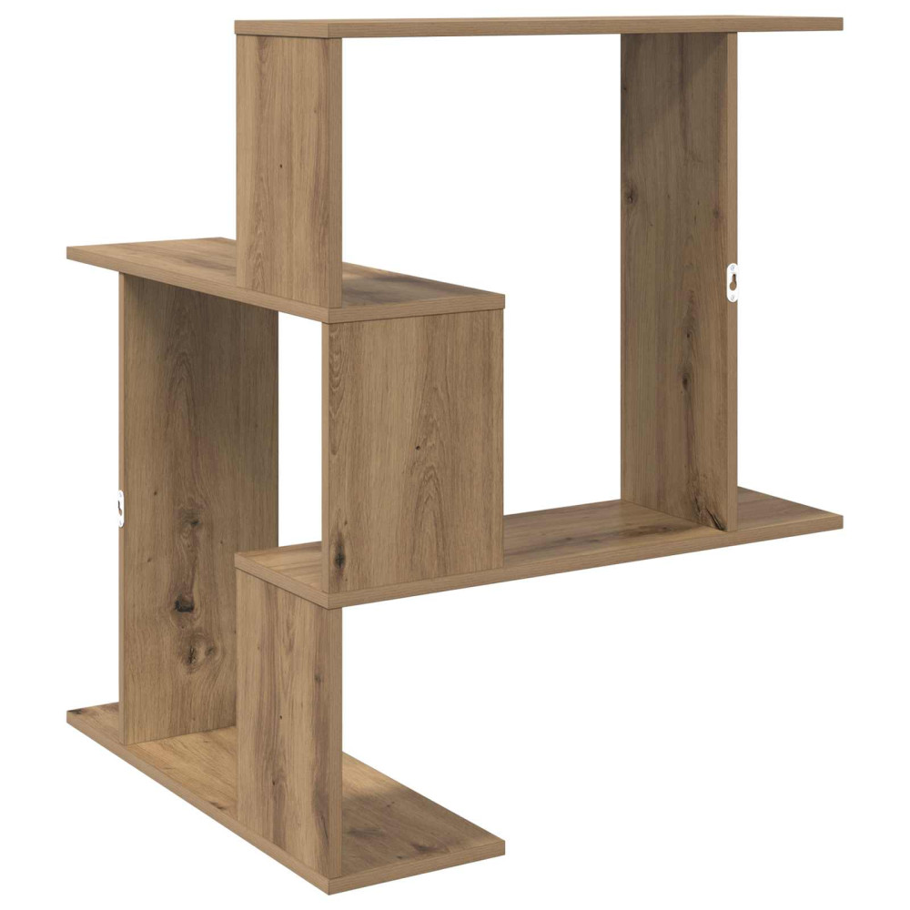 Produktbild för Vägg hylla Artisan-ek 67 x 67 x 87 cm Konstruerat trä