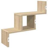 Produktbild för Vägg hylla Sonoma-ek 48 x 15 x 42 cm Konstruerat trä