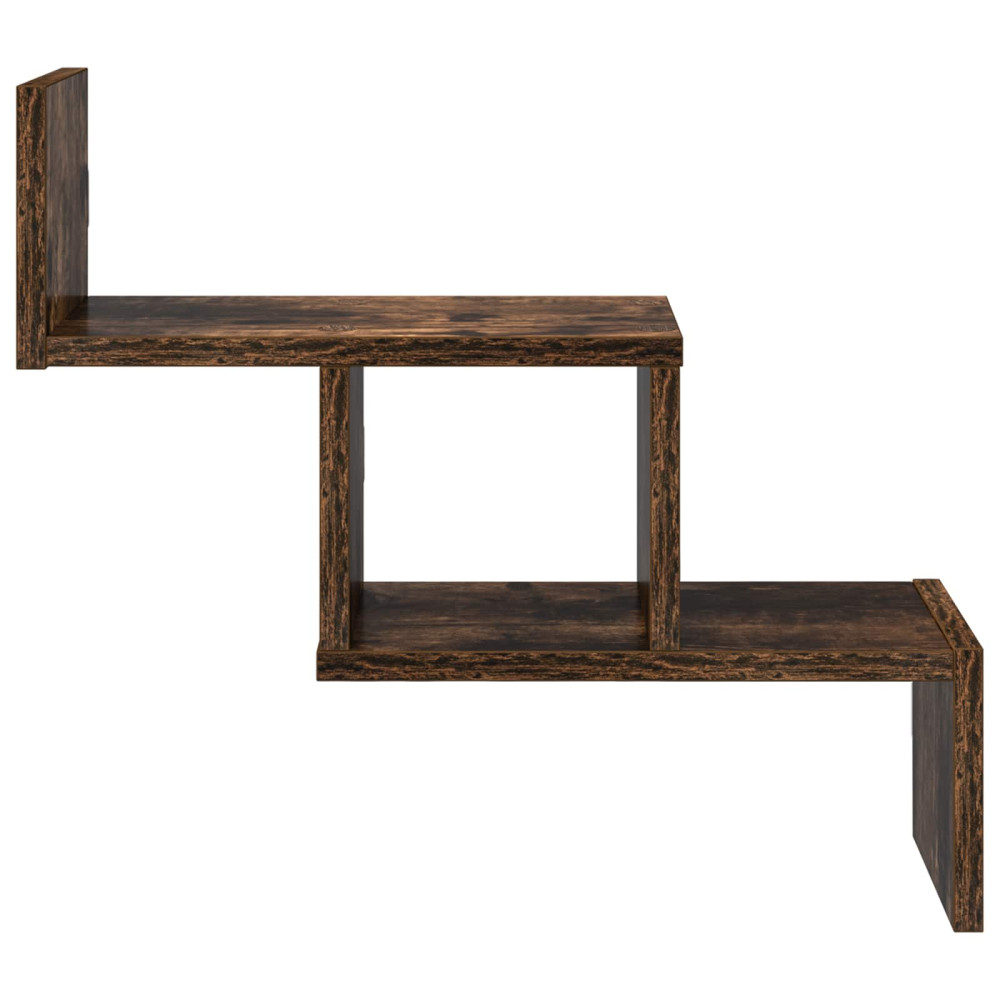 Produktbild för Vägg hylla Rökt ek 48 x 15 x 42 cm Konstruerat trä
