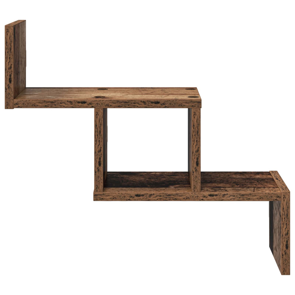 Produktbild för Vägg hylla Gammalt trä 48 x 15 x 42 cm Konstruerat trä