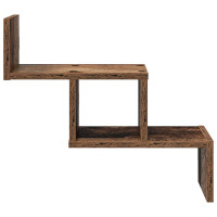 Produktbild för Vägg hylla Gammalt trä 48 x 15 x 42 cm Konstruerat trä