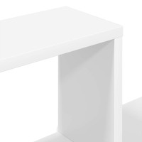 Produktbild för Vägg hylla Vit 100 x 13 x 100 cm Konstruerat trä