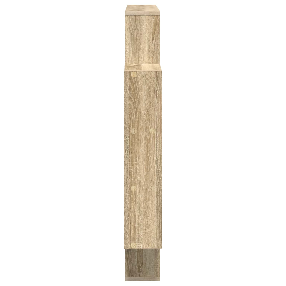 Produktbild för Vägg hylla Sonoma-ek 100 x 13 x 100 cm Konstruerat trä