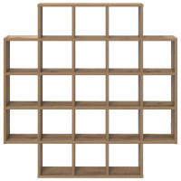Produktbild för Vägg hylla Artisan-ek 100 x 13 x 100 cm Konstruerat trä