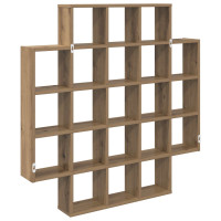 Produktbild för Vägg hylla Artisan-ek 100 x 13 x 100 cm Konstruerat trä
