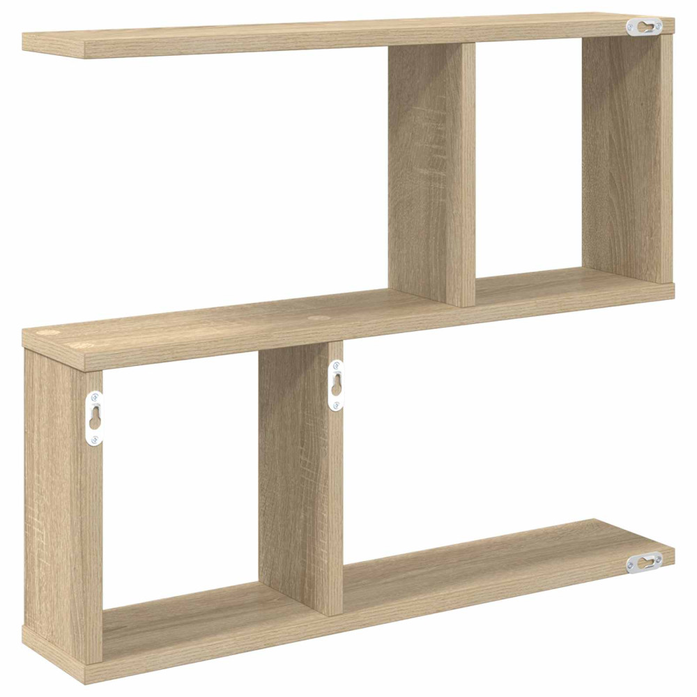 Produktbild för Vägg hylla Sonoma-ek 60 x 12 x 50,5 cm Konstruerat trä