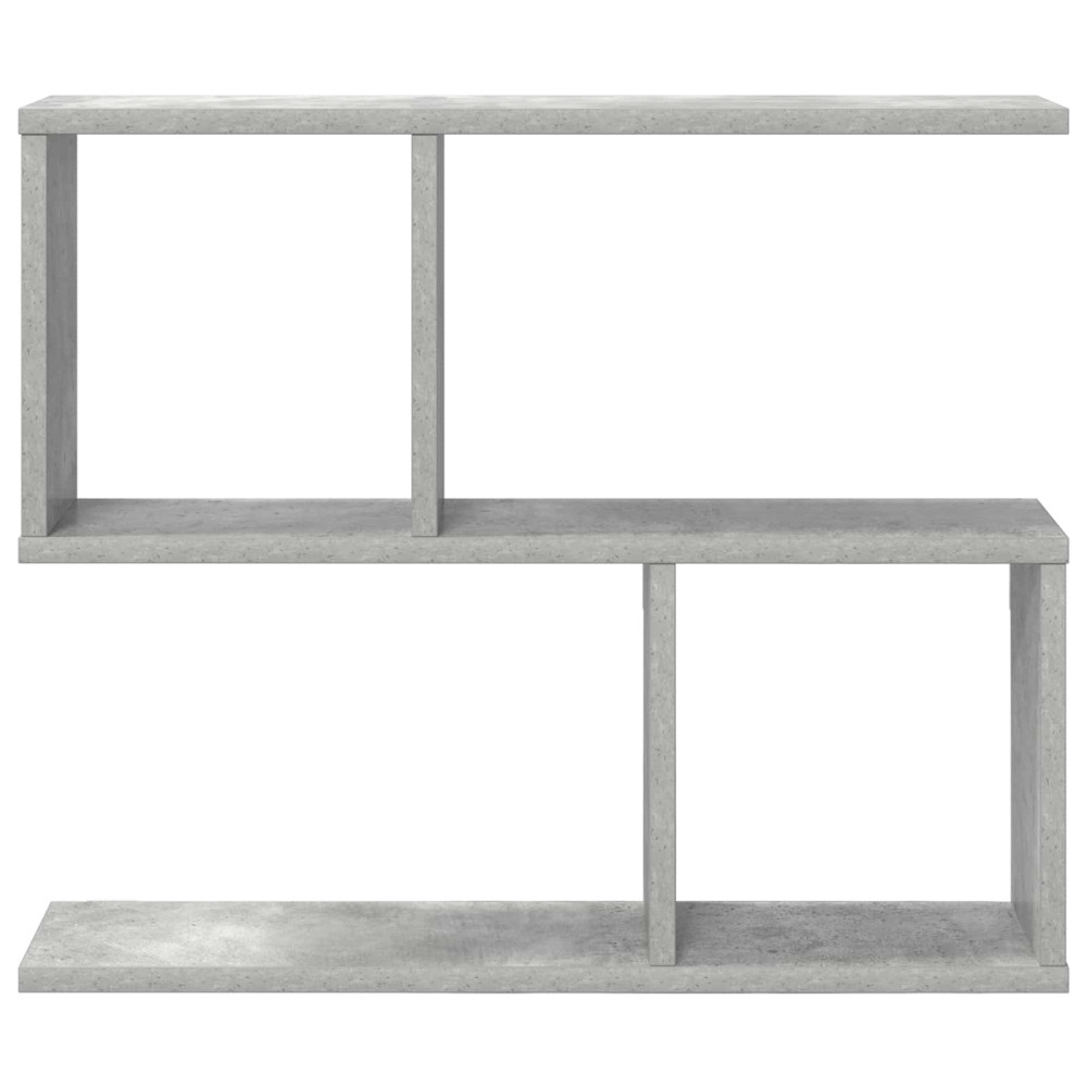 Produktbild för Vägg hylla Betonggrå 60 x 12 x 50,5 cm Konstruerat trä