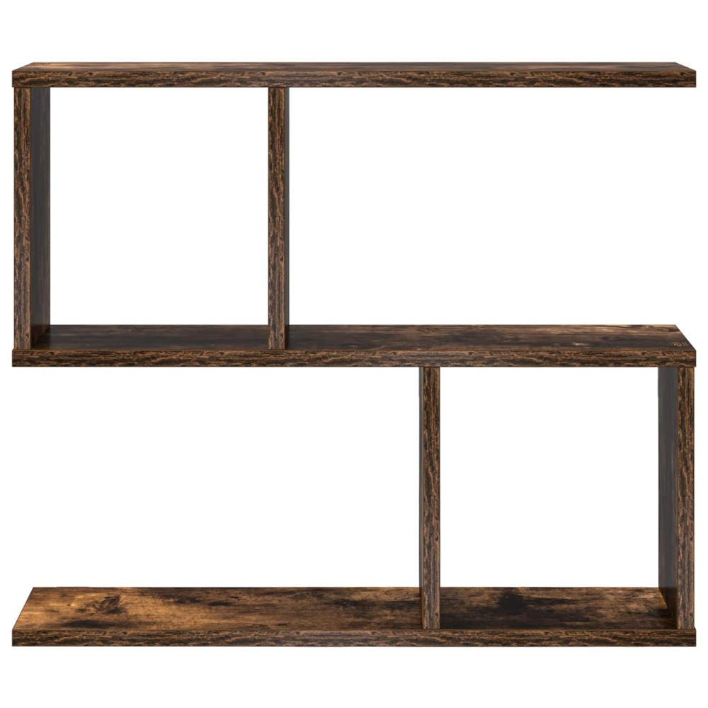 Produktbild för Vägg hylla Rökt ek 60 x 12 x 50,5 cm Konstruerat trä