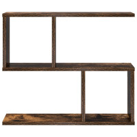 Produktbild för Vägg hylla Rökt ek 60 x 12 x 50,5 cm Konstruerat trä