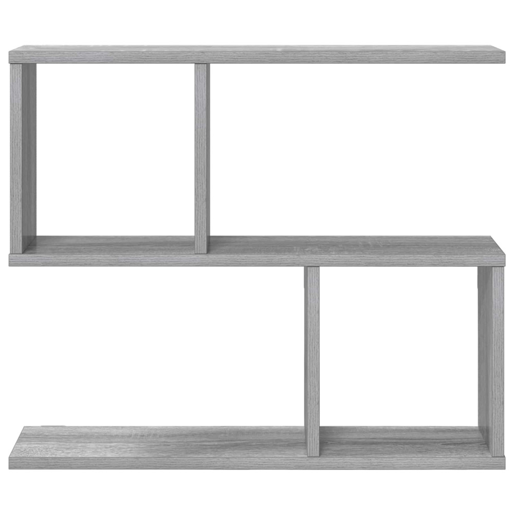 Produktbild för Vägg hylla Grå Sonoma 60 x 12 x 50,5 cm Konstruerat trä