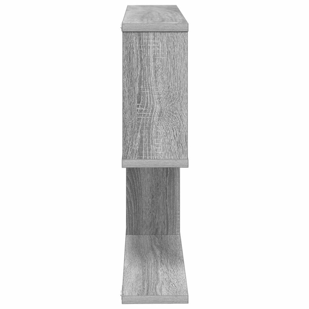Produktbild för Vägg hylla Grå Sonoma 60 x 12 x 50,5 cm Konstruerat trä