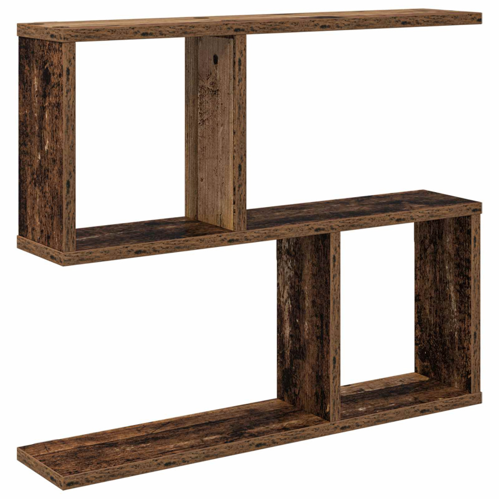 Produktbild för Vägg hylla Gammalt trä 60 x 12 x 50,5 cm Konstruerat trä