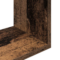Produktbild för Vägg hylla Gammalt trä 60 x 12 x 50,5 cm Konstruerat trä