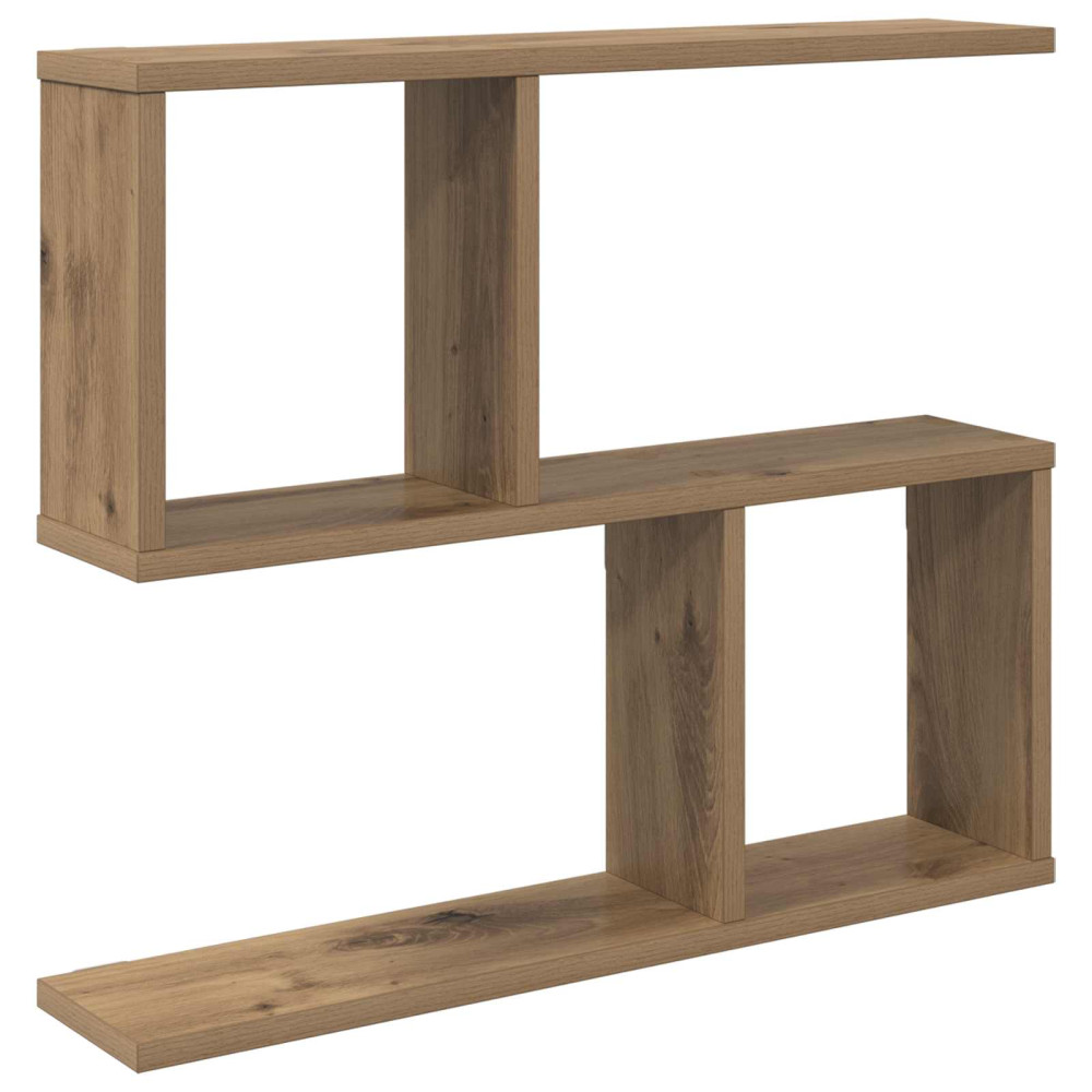 Produktbild för Vägg hylla Artisan-ek 60 x 12 x 50,5 cm Konstruerat trä