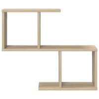 Produktbild för Vägg hylla Sonoma-ek 60 x 12 x 50,5 cm Konstruerat trä