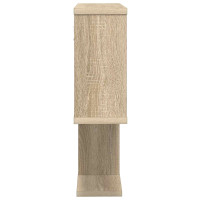 Produktbild för Vägg hylla Sonoma-ek 60 x 12 x 50,5 cm Konstruerat trä