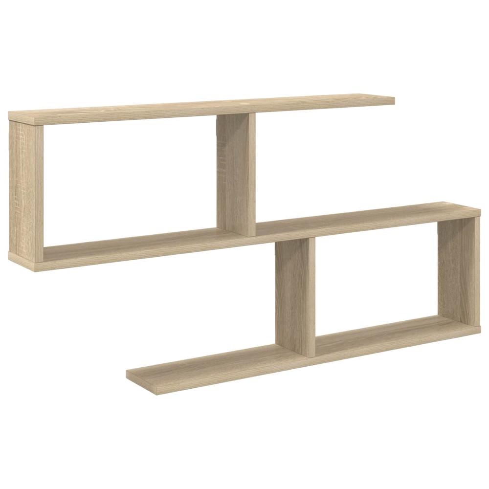 Produktbild för Vägg hylla Sonoma-ek 100 x 12 x 50,5 cm Konstruerat trä